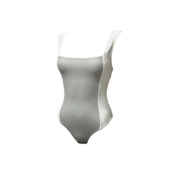 Authentic Chanel Vintage CC Logo One Piece Swimsui - Picture 3 of 6